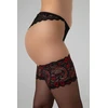 Exclusive Love Me More Juodas Stay-Up Stockings 15 Denier Lace Band