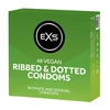 EXS Ribbed &amp; Dotted Latex 56mm Textured Protection 48-Pack