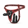 Fetish Collection Triple Harness System Adjustable Juodas/Raudona 54-106cm