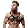 Fetish Submissive Attitude Bulldog Chest Harness Neoprene Adjustable Juodas