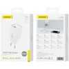 FONENG wall charger EU69 PD 20W 1xUSB-C Baltas