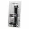 Get Real Model 28 cm with Base, Juodas - Anatomically Detailed PVC Form