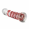 Gildo Model 15 Transparent Glass Intimate Device with Ribbed Shaft 20 cm