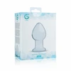 Glas Intimate Plug Model No. 26 Clear Glass Medium Size