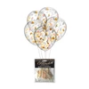 Little Genie Productions Glitterati Confetti Balloons 11" - Metallic Party Set of 5