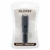 Glossy Brilliant Pocket Vibrator Juodas - Discreet Compact Model ABS