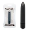 Glossy Brilliant Thin Vibe Juodas 87mm - Discreet Vanduo-Resistant Model