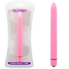 Glossy Slim Deep Rose Vibrator - Atsparus vandeniui ABS, Compact 165 mm