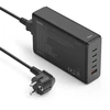 Hama stacja ładująca o mocy 240w,4x usb-c, 1x usb-a, juoda