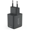 Hama supermini GaN 45W PD/QC 1x USB-C juoda