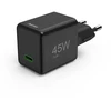 Hama supermini GaN 45W PD/QC 1x USB-C juoda