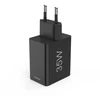 Hama 35W PD/QC 1x USB-C, 3x USB-A, juoda