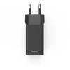 Hama 35W PD/QC 1x USB-C, 3x USB-A, juoda