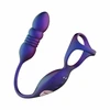 Hueman Deep Impact Dual-Action Silicone Intimate Ring Violetinė