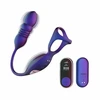Hueman Deep Impact Dual-Action Silicone Intimate Ring Violetinė
