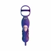 Hueman Deep Impact Dual-Action Silicone Intimate Ring Violetinė
