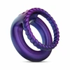 Hueman Jupiter Dual Vibrating Ring Violetinė - 10-Mode Silicone System