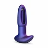 Hueman Voyager Vibrating Plug Violetinė - 10 Modes, Remote Control, Silicone
