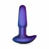Hueman Voyager Vibrating Plug Violetinė - 10 Modes, Remote Control, Silicone