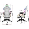 Huzaro Force 4.7 RGB Baltas