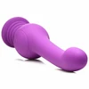 IN Silicone Intimate Motion Device Violetinė - Rotating &amp; Thrusting, USB Rechargeable