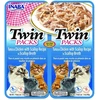 Kačių Skanėstas - INABA Twin Tuna Su Vištiena Ir Midijomis, 2x40g