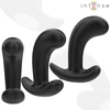 Intense Anal Toys INTENSE Chandler Juodas 10-Mode Vibrating Anal Device with Remote, 9cm