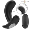 Intense Anal Toys INTENSE Chandler Juodas 10-Mode Vibrating Anal Device with Remote, 9cm