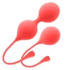 Intense Health Fun Intense Kendall Raudona Silicone Pelvic Floor Training Balls Set