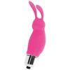 Intense Fun Intense Roger Rabbit Rosa Compact Silicone Stimulator 9cm Rožinė