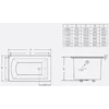 Ketinė vonia ELITE 160x70x45