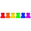 Kheper Games Rainbow Shot Glasses Set 6pcs Colorful Party Collection