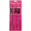Kheper Games Stripper Straws Sidabrinis Party Set 3-Pack 21.5cm