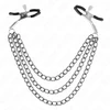 Kink Nipple Grip KINK Adjustable Nipple Clamps with Triple Chains Juodas 20/23/28cm