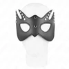 Kink Masked Allure KINK Bat Mask with Rivets 23x15cm - Juodas Faux Leather Adjustable