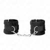 Kink Wrist Restraint KINK Beginner Fur Wrist Cuffs Juodas 30x7 cm - Soft Adjustable Fastening