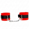Kink Wrist Restraint KINK Beginner Fur Wrist Restraints Juodas-Raudona 30x7 cm Adjustable Comfort