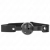 Kink Collar Gag KINK Breathable Silicone Ball Gag 4.5 cm - Adjustable Juodas Strap 65 cm