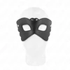 Kink Masked Allure KINK Butterfly-Shaped Vegan Leather Mask, Adjustable, 20x9 cm, Juodas