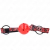 Kink Collar Gag KINK Diamond Pattern Ball Gag Model 1 - Adjustable Strap 42-60 cm, 4.5 cm Ball