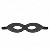 Kink Masked Allure KINK Eye Mask Model 2 with Mini Rivets, Juodas Vegan Leather, 20.5x5.5 cm