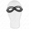 Kink Masked Allure KINK Eye Mask with Mini Rivets Model 1 Juodas 20.5x5.5cm Adjustable Strap