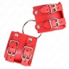 Kink Wrist Restraint KINK Fixed Wrist Restraints Adjustable Raudona with Studs 17-22 cm x 6.5 cm