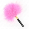 Kink Impact Touch KINK Fuchsia Gold Feather Teaser 18cm - Elegant Sensory Priedas