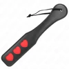 Kink Impact Touch KINK Heart Palette Paddle 32 x 6 cm - Premium Leather Impact Tool