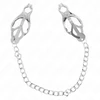 Kink Nipple Grip KINK Japanese Clover Clamp Set with Sidabrinis Chain 30cm - Precision Steel Design