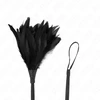Kink Impact Touch KINK Juodas Horn-Shaped Feather Teaser 36cm - Elegant Sensory Duster