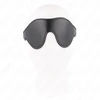 Kink Masked Allure KINK Leatherette Adjustable Bandage Mask with Elastic Belt 21x8cm Juodas