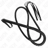 Kink Impact Touch KINK Long Juodas Snake Whip 210 cm - Premium Flexible Leather Model