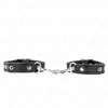 Kink Wrist Restraint KINK Mini Adjustable Juodas Wristbands with Studs 16-22cm x 2cm